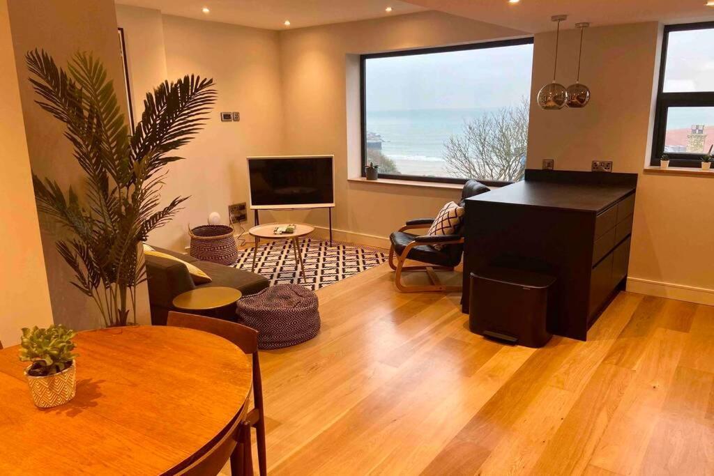 Beachside Apartment In The Centre Of Town Newquay  Bagian luar foto